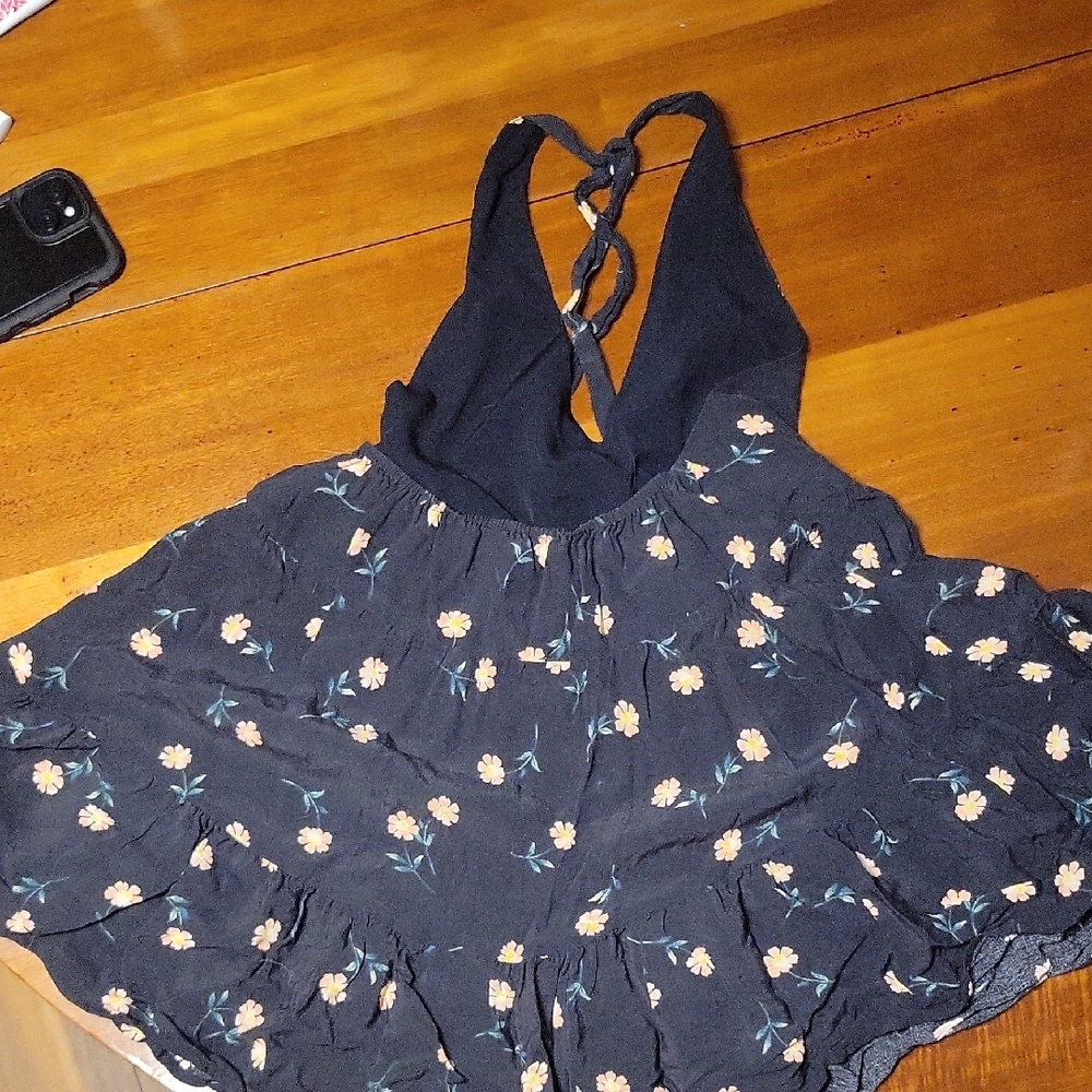 American Eagle Outfitters Boho Floral Halter Top - Picture 5 of 5
